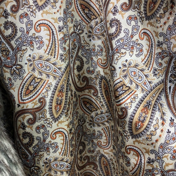 L’Affaire Faux Brown/Gray Fur Jacket M - Picture 10 of 15